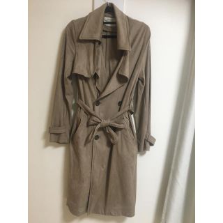 ザラ(ZARA)のザラ ベーシック ZARA BASIC コート トレンチ ベージュ スエード(トレンチコート)