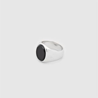 TOM WOOD オーバルオニキスリング 約8号OVAL ONYX RING (リング(指輪))