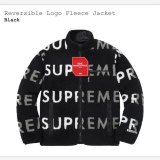 シュプリーム(Supreme)のsupreme Reversible Logo Fleece Jacket M(ナイロンジャケット)