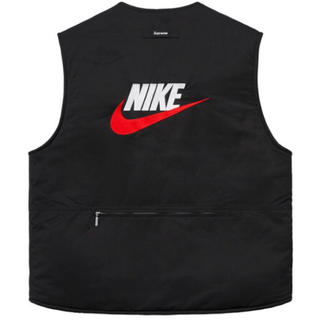 シュプリーム(Supreme)の込み！ M 黒 SUPREME Nike Reversible  Vest(ベスト)
