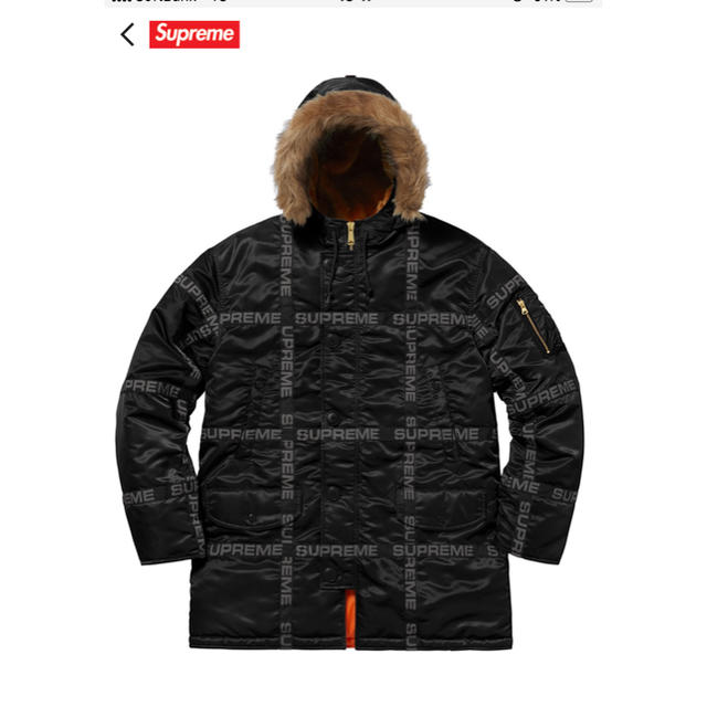 SALE】 Supreme - シュプリーム Parka N-3B Tape Logo supreme 新品