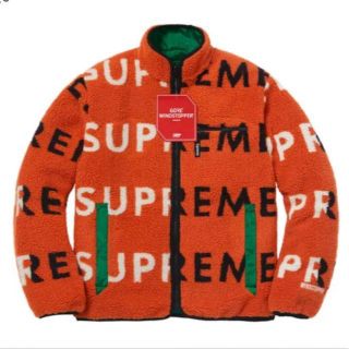 シュプリーム(Supreme)の【M】Supreme reversible logo fleece jacket(ブルゾン)