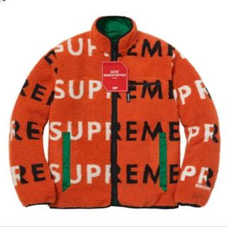 シュプリーム(Supreme)の【M】Supreme reversible logo fleece jacket(ブルゾン)