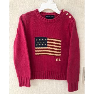 ラルフローレン(Ralph Lauren)のRalph Lauren 星条旗コットンセーター(3T)(ニット)