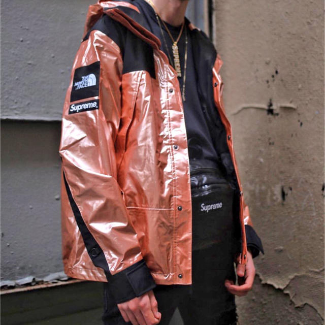 supreme north face rose gold sizeS