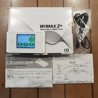 エヌイーシー(NEC)のUQ WiMAX2+ speed Wi-Fi NEXT WX04
(その他)