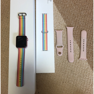 アップルウォッチ(Apple Watch)のapple watch series2 38mm(腕時計(デジタル))