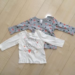 エイチアンドエム(H&M)の女の子 長袖  70 H&M(Ｔシャツ)