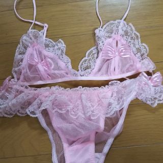 ラヴィジュール(Ravijour)のラヴィジュール レースピンク(ブラ&ショーツセット)