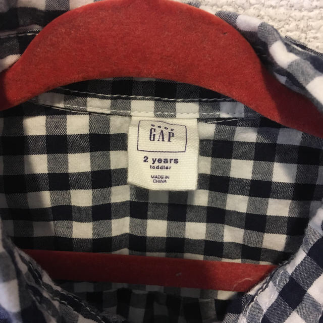 GAP Kids(ギャップキッズ)の専用 GAP チェックシャツ キッズ/ベビー/マタニティのベビー服(~85cm)(シャツ/カットソー)の商品写真