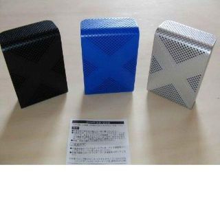 ♪♪ＬＡＲＫ 携帯型スピーカー（青３個セット）♪♪(タバコグッズ)