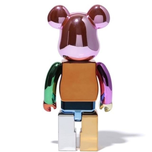 A BATHING APE(アベイシングエイプ)のMULTI COLOR FOIL BE@RBRICK  400%＋100％ エンタメ/ホビーのフィギュア(その他)の商品写真