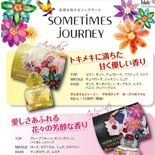 AROMACONCEPT(アロマコンセプト)のSOMETIMES JOURNEY オーデパルファム コスメ/美容の香水(香水(女性用))の商品写真