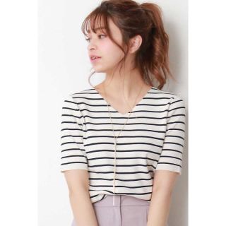 エヌナチュラルビューティーベーシック(N.Natural beauty basic)の専用    エヌナチュラル  ボーダーニット(ニット/セーター)