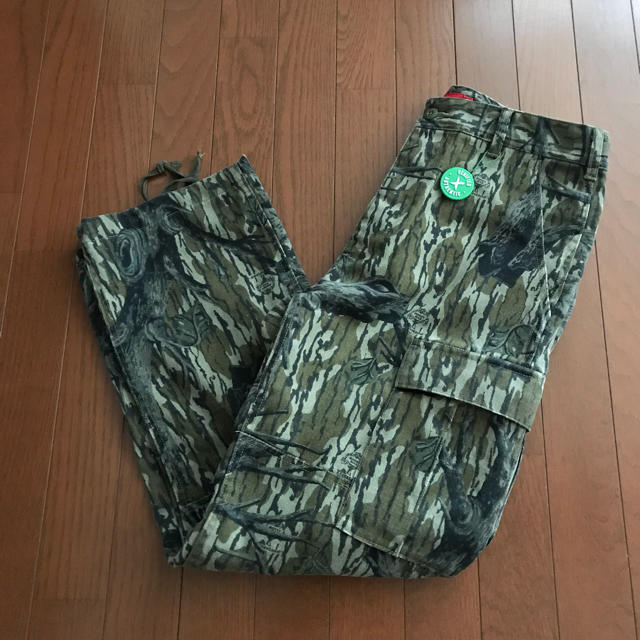 18FW Supreme Cargo Pant Mossy Oak Camo 熱い販売 kinetiquettes.com