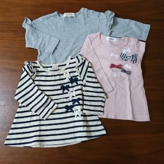 プティマイン(petit main)のかわうそ☆様専用☆ プティマインなど 80cm Tシャツ2枚セット(Ｔシャツ)