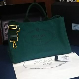 プラダ(PRADA)のPRADA プラダ カナパ キャンバストートバッグ ショルダー マザーズ 旅行 (トートバッグ)