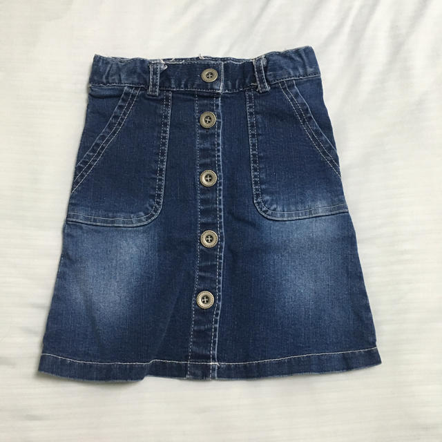 ZARA KIDS(ザラキッズ)のデニムスカート キッズ/ベビー/マタニティのキッズ服女の子用(90cm~)(スカート)の商品写真