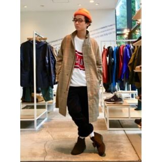 フレッドペリー(FRED PERRY)のFRED PERRY × BEAMS Check Scooter Coat(ステンカラーコート)