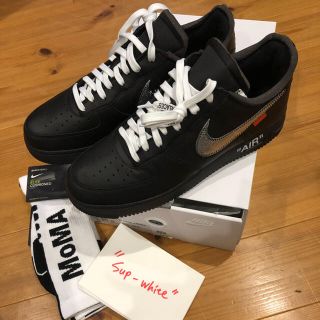 オフホワイト(OFF-WHITE)のAIR FORCE1 '07 VIRGIL×MOMA US10.5(28.5㎝)(スニーカー)