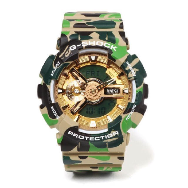 A BATHING APE(アベイシングエイプ)の A BATHING APE × G-SHOCK メンズの時計(腕時計(デジタル))の商品写真