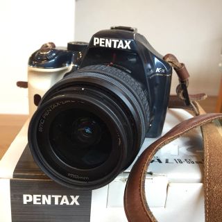 ペンタックス(PENTAX)のPENTAX K-x レンズセット ネイビー/ホワイト (デジタル一眼)