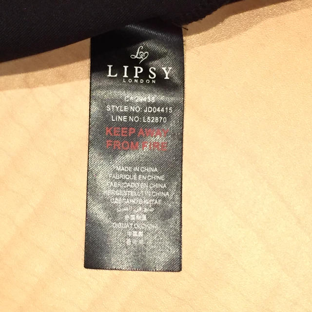 Lipsy(リプシー)の即購入OK! リプシー ノースリーブ ドレス ワンピース 花柄 刺繍 バイカラー レディースのワンピース(ひざ丈ワンピース)の商品写真
