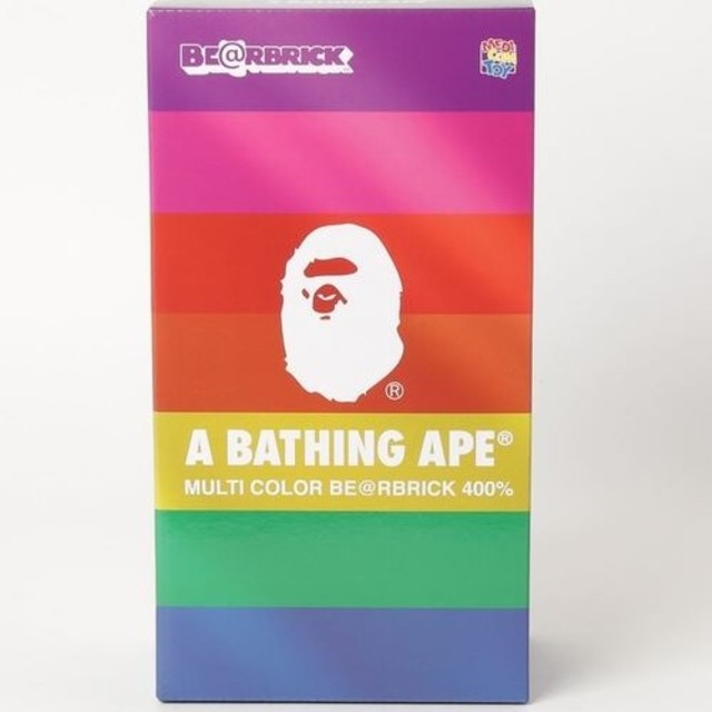 A BATHING APE(アベイシングエイプ)のMULTI COLOR FOIL BE@RBRICK BAPE XXV 400% エンタメ/ホビーのフィギュア(その他)の商品写真