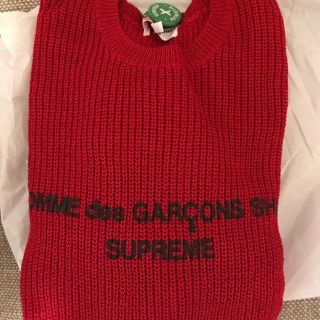 シュプリーム(Supreme)の新品 XL supreme x comme des garcons セーター(ニット/セーター)