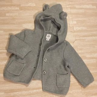 ベビーギャップ(babyGAP)のbaby GAP♡耳付きニットパーカー(ニット/セーター)