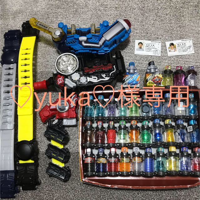 仮面ライダービルド 他 まとめ ベルト8個 フルボトル50個 など