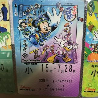 ディズニー(Disney)のディズニーリゾートライン フリーきっぷ(遊園地/テーマパーク)