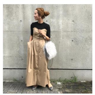 ザラ(ZARA)のmite select ベアトップワンピース(ロングワンピース/マキシワンピース)