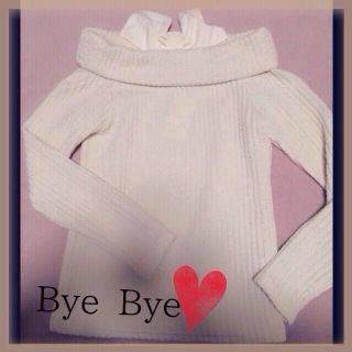 バイバイ(ByeBye)の新品バイバイ♡白トップス(ニット/セーター)