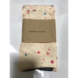 ツモリチサト(TSUMORI CHISATO)のツモリチサト 新品 タイツ スペース プリント ピンク系 予約購入(タイツ/ストッキング)