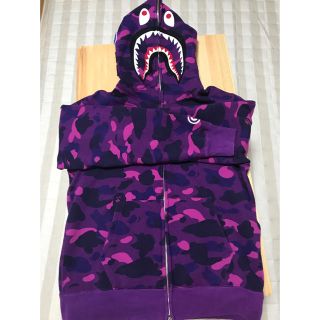 アベイシングエイプ(A BATHING APE)のa bathing ape シャーク パーカー(パーカー)