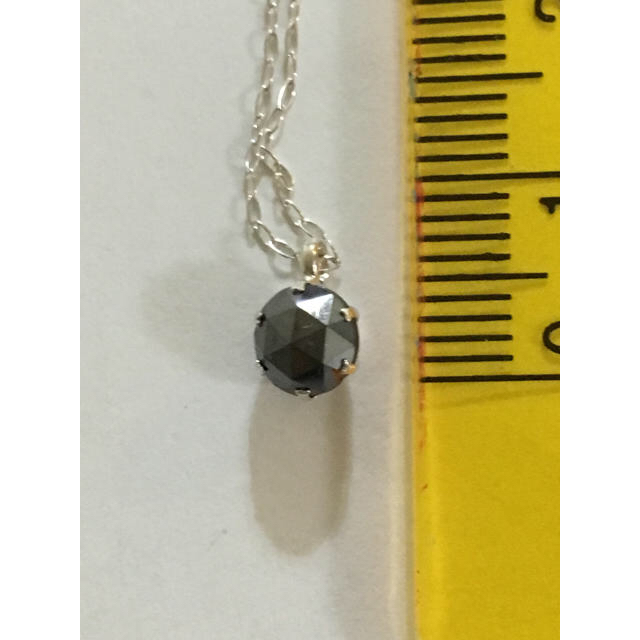 k18 ブラックダイヤモンドネックレス 3