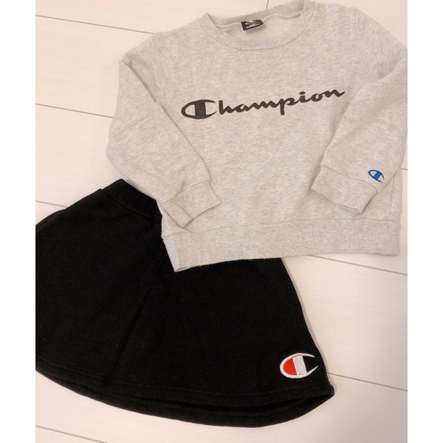 Champion(チャンピオン)のチャンピョン セットアップ ⋒ size120 キッズ/ベビー/マタニティのキッズ服女の子用(90cm~)(その他)の商品写真