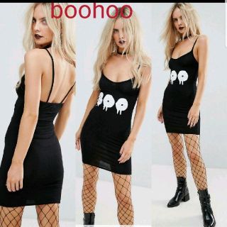 ブーフー(boohoo)のBoohoo 日本未発売　ハロウィンコスチューム　ハロウィーン　キャミワンピ(ミニワンピース)