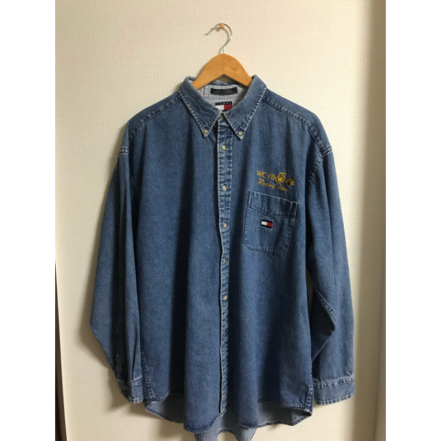 TOMMY HILFIGER(トミーヒルフィガー)のTommy Hilfiger denim shirt Jacket メンズのジャケット/アウター(Gジャン/デニムジャケット)の商品写真