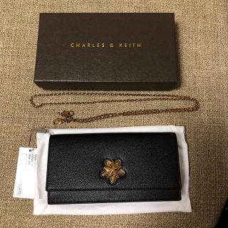 チャールズアンドキース(Charles and Keith)の新品・未使用 チャールズ&キース！ロングウォレット(ショルダーバッグ)