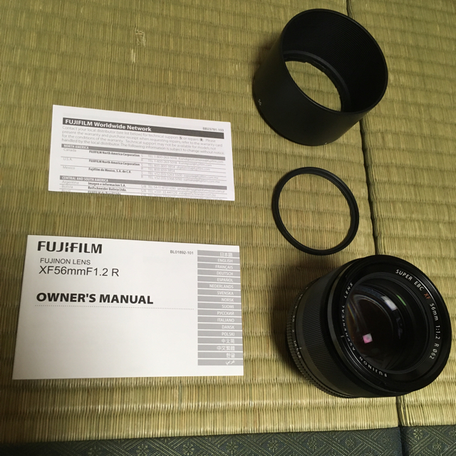 富士フイルム(フジフイルム)のFujifilm xf56mm F1.2 R 美品 保護フィルター付 スマホ/家電/カメラのカメラ(レンズ(単焦点))の商品写真