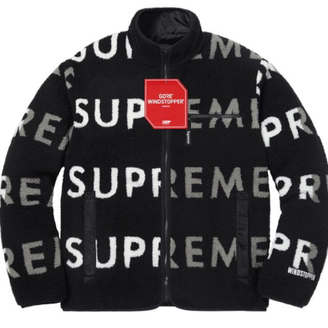 Supreme(シュプリーム)の【新品送料込】Reversible Logo Fleece Jacket メンズのジャケット/アウター(ブルゾン)の商品写真