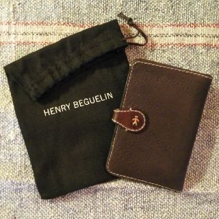 エンリーべグリン(HENRY BEGUELIN)のたえたろうさま専用！エンリーベグリン 二つ折り 財布 ブラウン(財布)