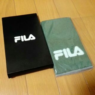 フィラ(FILA)の＊新品未使用＊FILA×タオルハンカチ(ハンカチ/ポケットチーフ)