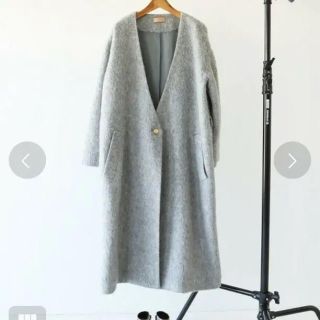 トゥデイフル(TODAYFUL)のTODAYFUL 2017AW スライバーニットコート トゥデイフル 完売商品(ロングコート)