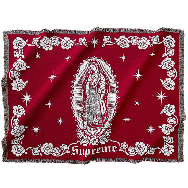 インテリア/住まい/日用品Supreme Virgin Mary Blanket Red