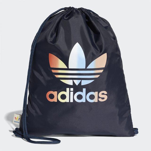 【新品即納OK】adidas オリジナルス ナップサック ジムサック レインボー | フリマアプリ ラクマ