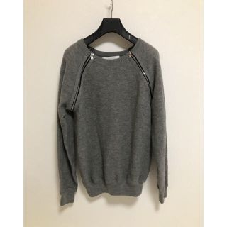 アレキサンダーワン(Alexander Wang)のALEXANDER  WANG ニット グレー S(ニット/セーター)