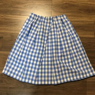 ノーリーズ(NOLLEY'S)の〈美品〉NOLLEY’S（ノーリーズ）ギンガムチェックスカート(ひざ丈スカート)